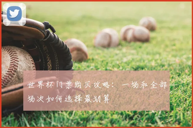 世界杯门票购买攻略:一场和全部场次如何选择最划算